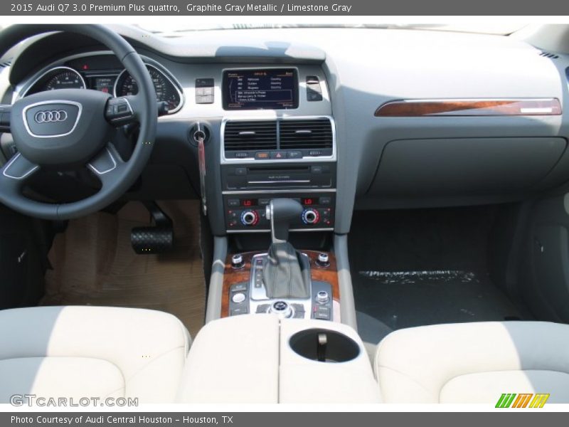 Graphite Gray Metallic / Limestone Gray 2015 Audi Q7 3.0 Premium Plus quattro