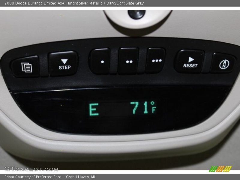 Bright Silver Metallic / Dark/Light Slate Gray 2008 Dodge Durango Limited 4x4