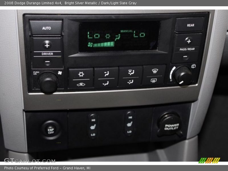 Bright Silver Metallic / Dark/Light Slate Gray 2008 Dodge Durango Limited 4x4