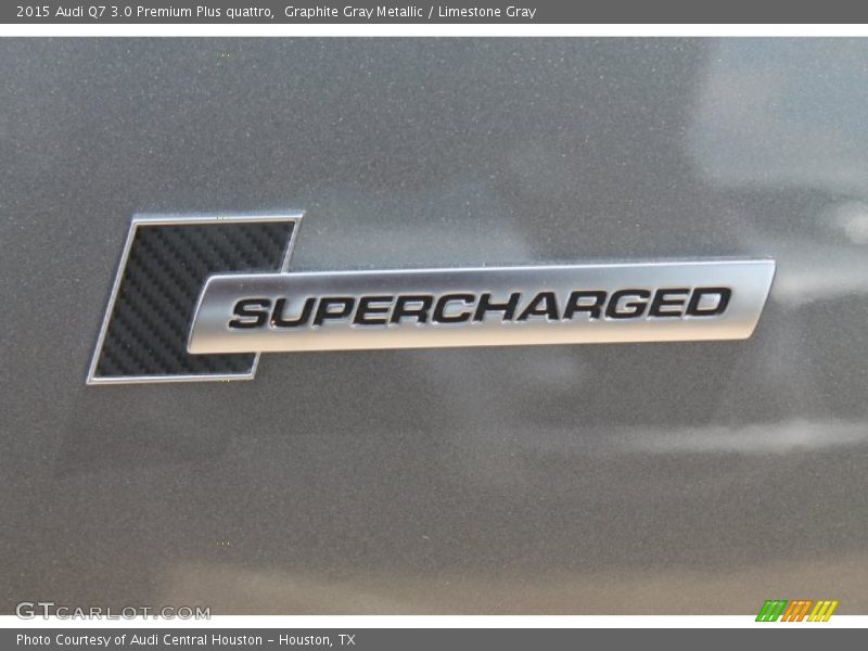 Graphite Gray Metallic / Limestone Gray 2015 Audi Q7 3.0 Premium Plus quattro