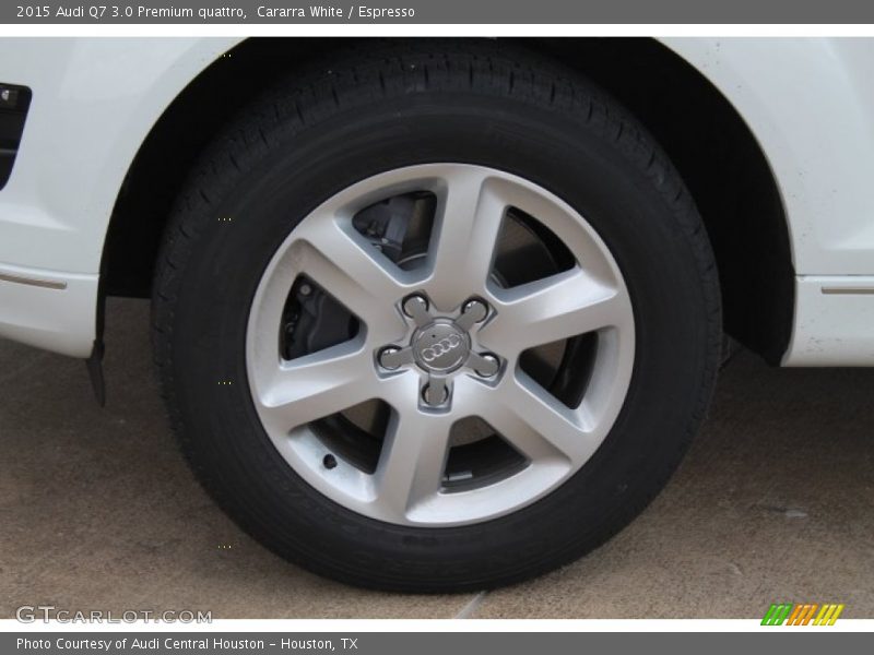 Cararra White / Espresso 2015 Audi Q7 3.0 Premium quattro