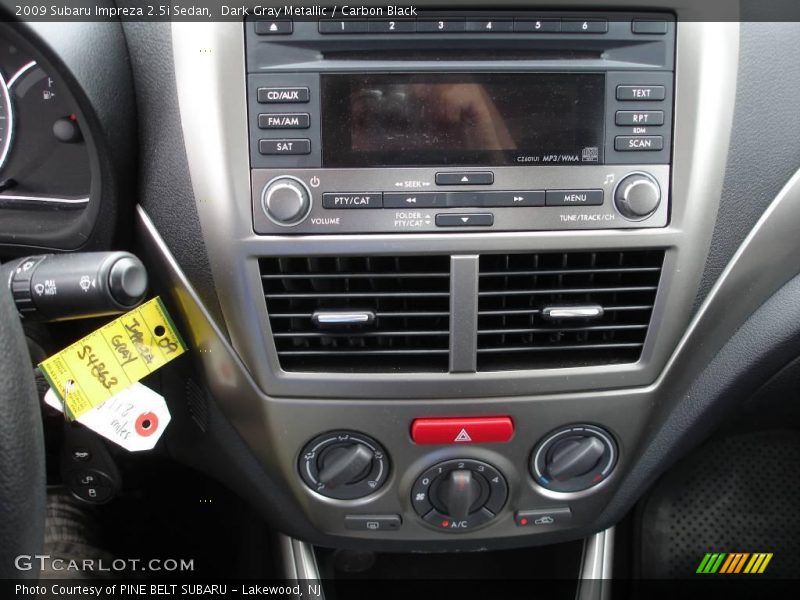 Dark Gray Metallic / Carbon Black 2009 Subaru Impreza 2.5i Sedan
