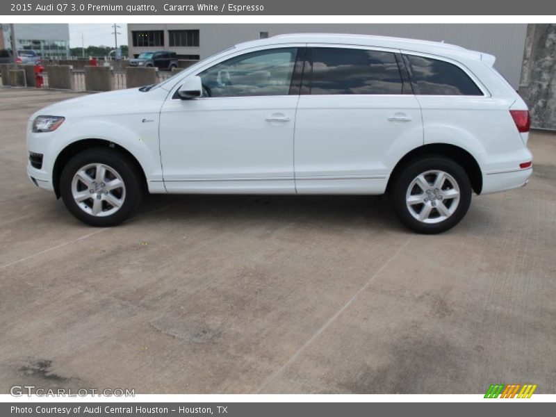Cararra White / Espresso 2015 Audi Q7 3.0 Premium quattro