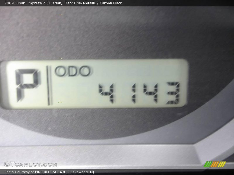 Dark Gray Metallic / Carbon Black 2009 Subaru Impreza 2.5i Sedan