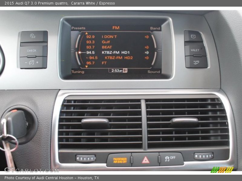 Cararra White / Espresso 2015 Audi Q7 3.0 Premium quattro