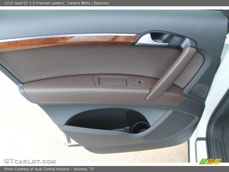 Cararra White / Espresso 2015 Audi Q7 3.0 Premium quattro