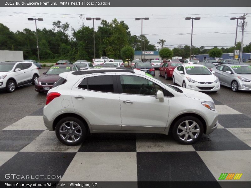 White Pearl Tricoat / Saddle 2013 Buick Encore Premium