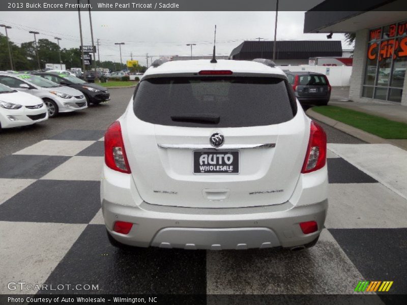 White Pearl Tricoat / Saddle 2013 Buick Encore Premium