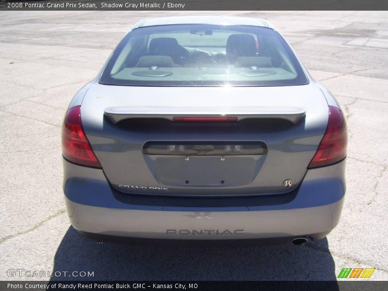 Shadow Gray Metallic / Ebony 2008 Pontiac Grand Prix Sedan