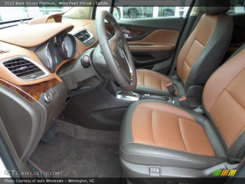 White Pearl Tricoat / Saddle 2013 Buick Encore Premium