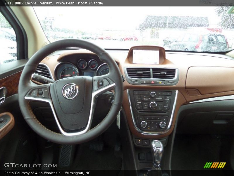 White Pearl Tricoat / Saddle 2013 Buick Encore Premium