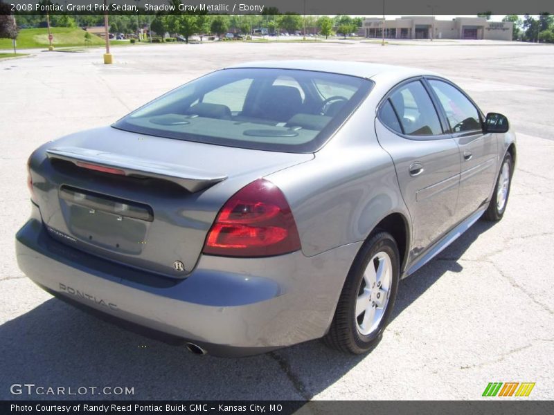 Shadow Gray Metallic / Ebony 2008 Pontiac Grand Prix Sedan