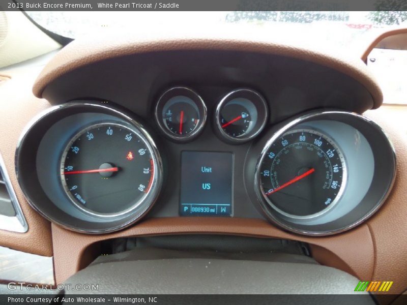 White Pearl Tricoat / Saddle 2013 Buick Encore Premium