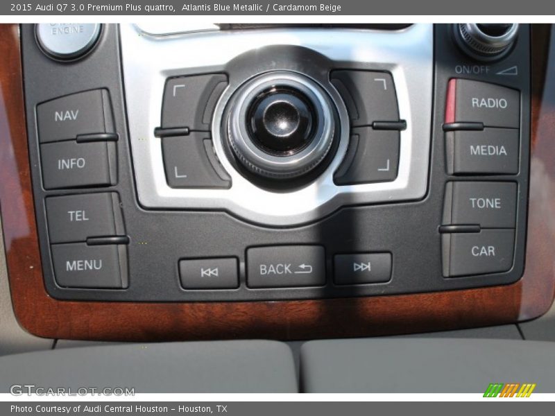 Atlantis Blue Metallic / Cardamom Beige 2015 Audi Q7 3.0 Premium Plus quattro