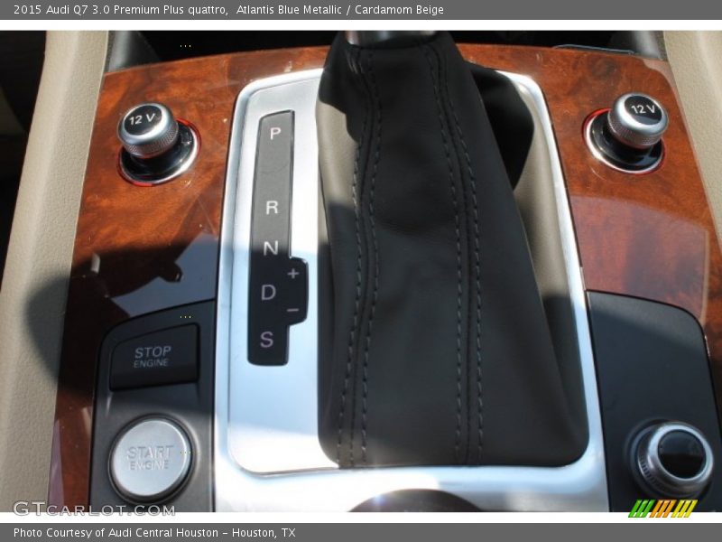 Atlantis Blue Metallic / Cardamom Beige 2015 Audi Q7 3.0 Premium Plus quattro