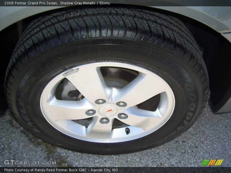 Shadow Gray Metallic / Ebony 2008 Pontiac Grand Prix Sedan