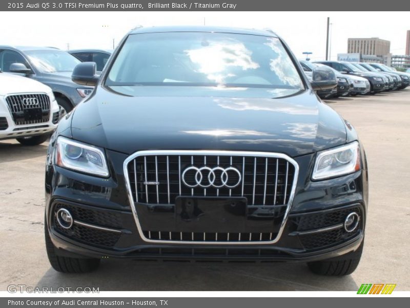 Brilliant Black / Titanium Gray 2015 Audi Q5 3.0 TFSI Premium Plus quattro