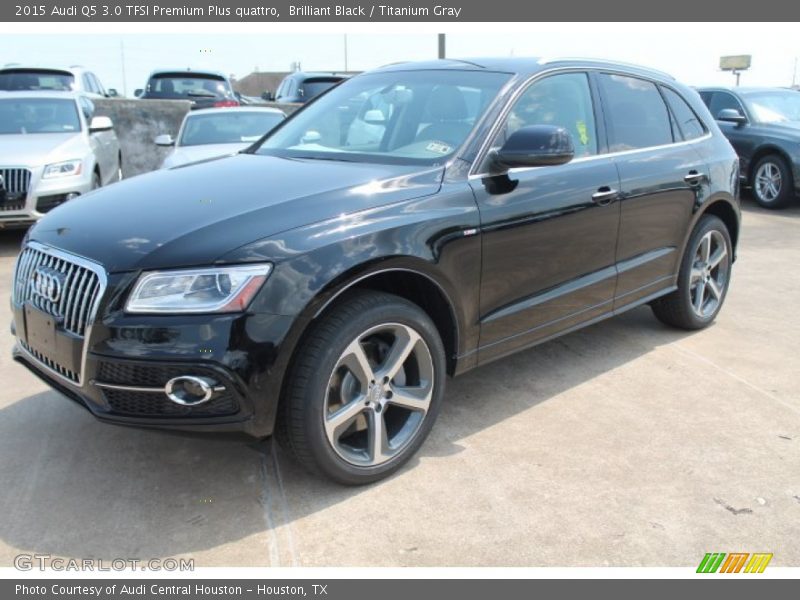 Brilliant Black / Titanium Gray 2015 Audi Q5 3.0 TFSI Premium Plus quattro