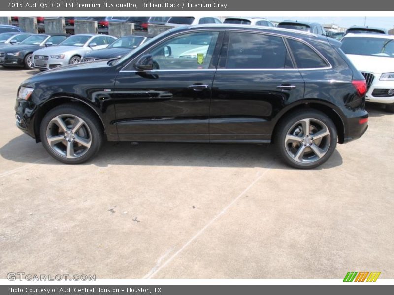 Brilliant Black / Titanium Gray 2015 Audi Q5 3.0 TFSI Premium Plus quattro