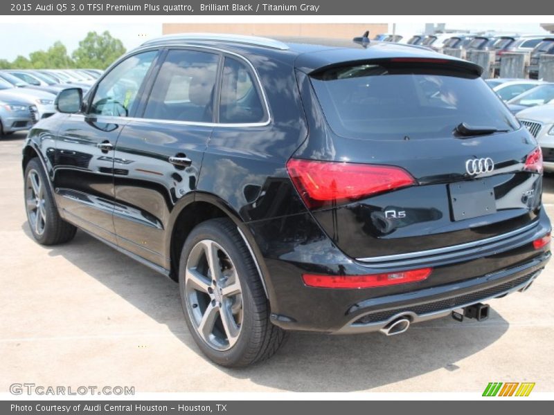 Brilliant Black / Titanium Gray 2015 Audi Q5 3.0 TFSI Premium Plus quattro