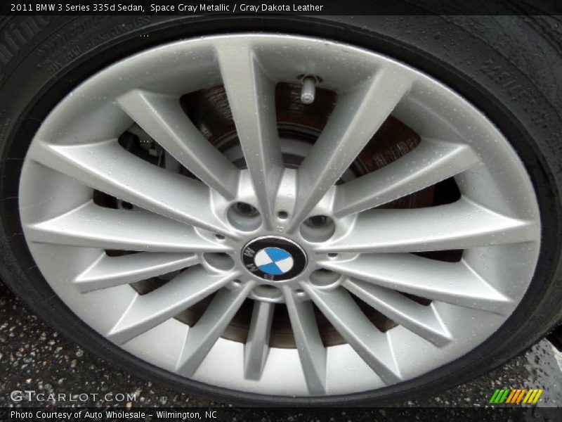 Space Gray Metallic / Gray Dakota Leather 2011 BMW 3 Series 335d Sedan