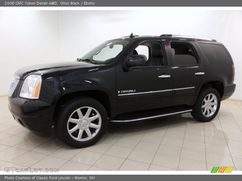 Onyx Black / Ebony 2008 GMC Yukon Denali AWD