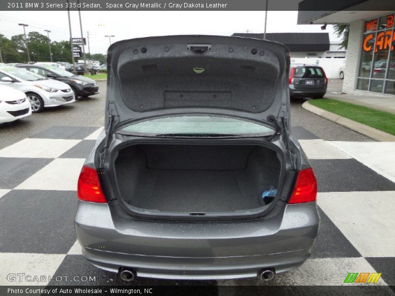 Space Gray Metallic / Gray Dakota Leather 2011 BMW 3 Series 335d Sedan