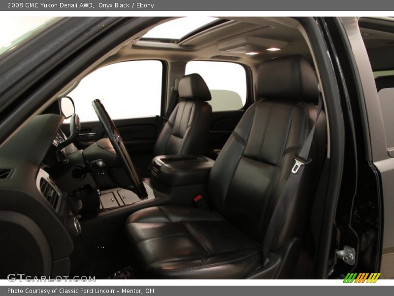 Onyx Black / Ebony 2008 GMC Yukon Denali AWD