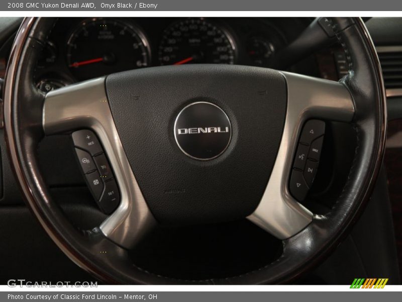 Onyx Black / Ebony 2008 GMC Yukon Denali AWD