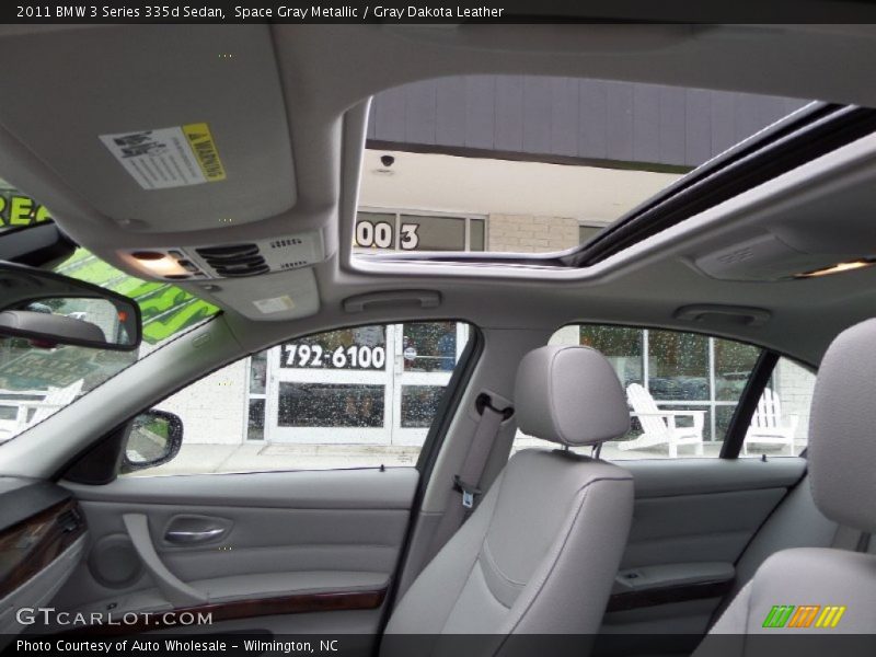 Space Gray Metallic / Gray Dakota Leather 2011 BMW 3 Series 335d Sedan
