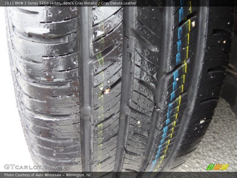 Space Gray Metallic / Gray Dakota Leather 2011 BMW 3 Series 335d Sedan