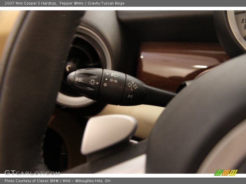 Pepper White / Gravity Tuscan Beige 2007 Mini Cooper S Hardtop