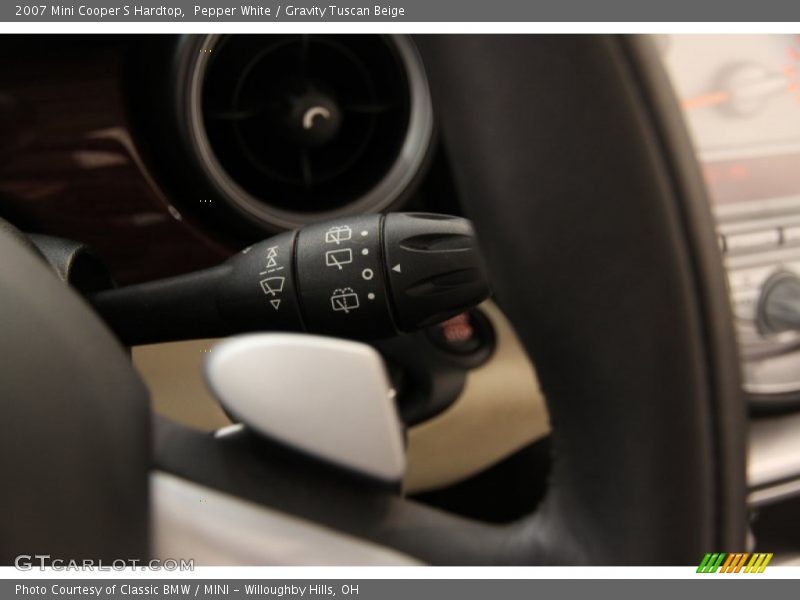 Pepper White / Gravity Tuscan Beige 2007 Mini Cooper S Hardtop