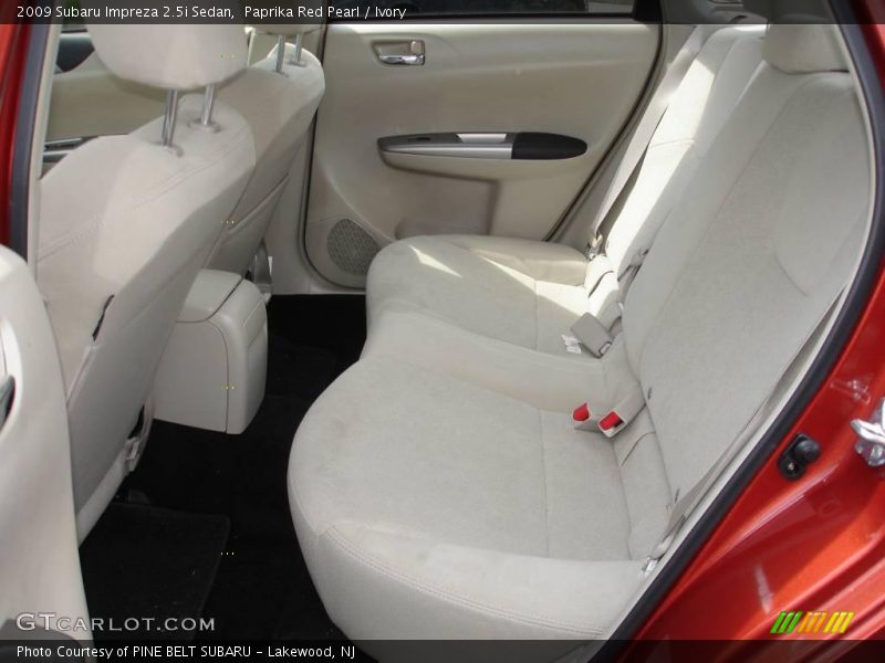 Paprika Red Pearl / Ivory 2009 Subaru Impreza 2.5i Sedan