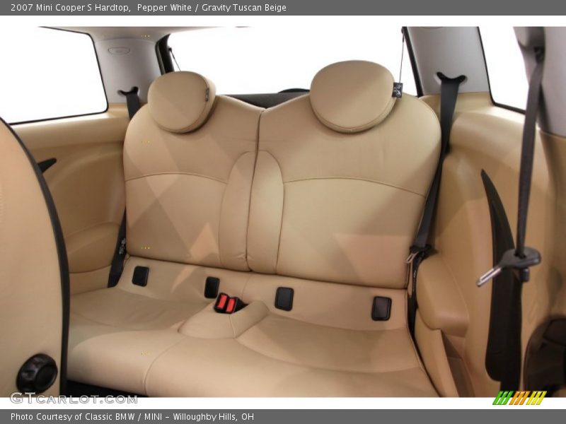Pepper White / Gravity Tuscan Beige 2007 Mini Cooper S Hardtop