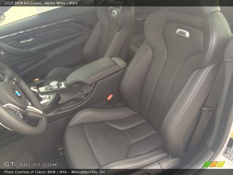 Front Seat of 2015 M4 Coupe