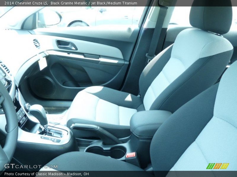 Black Granite Metallic / Jet Black/Medium Titanium 2014 Chevrolet Cruze LS