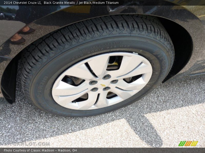 Black Granite Metallic / Jet Black/Medium Titanium 2014 Chevrolet Cruze LS