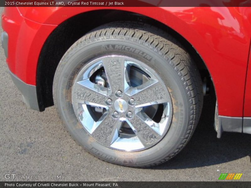 Crystal Red Tintcoat / Jet Black 2015 Chevrolet Equinox LT AWD