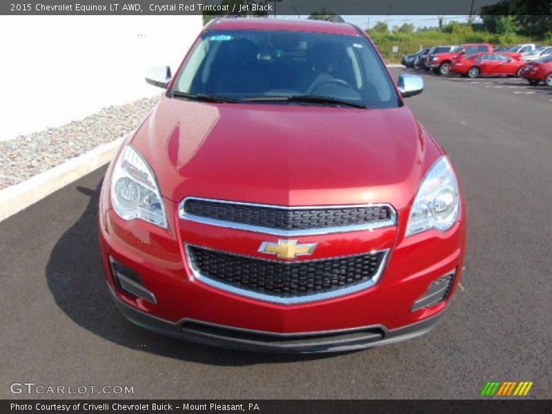 Crystal Red Tintcoat / Jet Black 2015 Chevrolet Equinox LT AWD