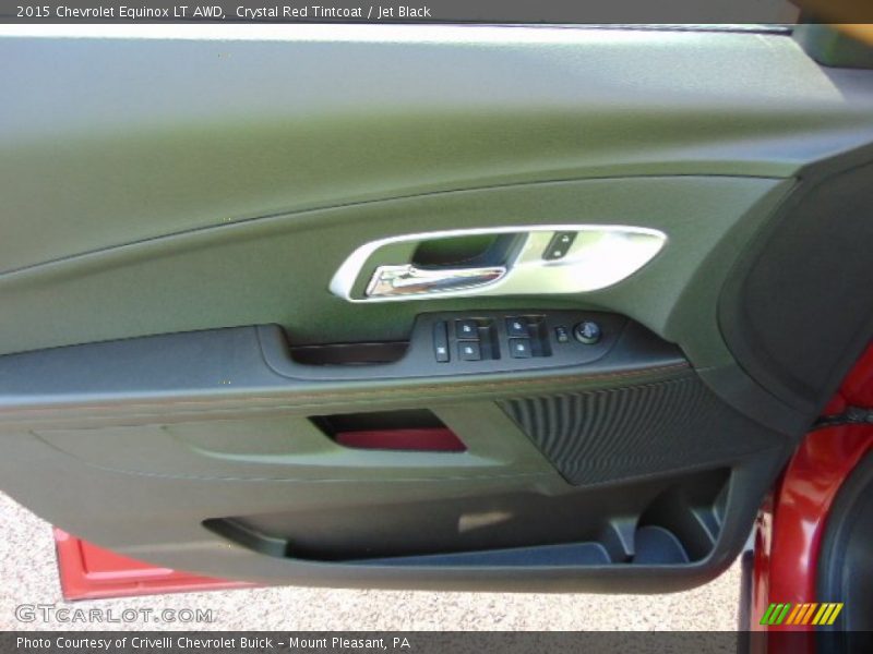 Crystal Red Tintcoat / Jet Black 2015 Chevrolet Equinox LT AWD