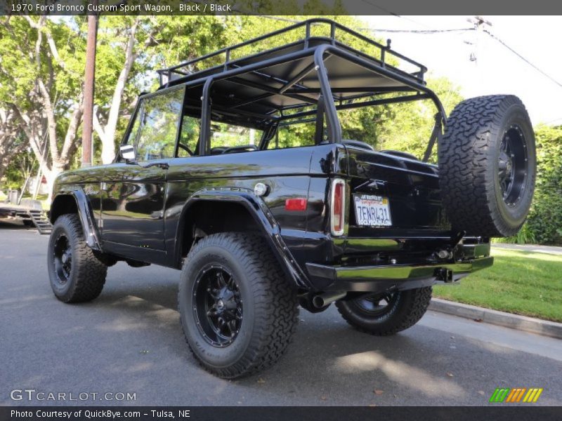 Black / Black 1970 Ford Bronco Custom Sport Wagon