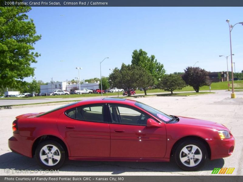 Crimson Red / Cashmere 2008 Pontiac Grand Prix Sedan