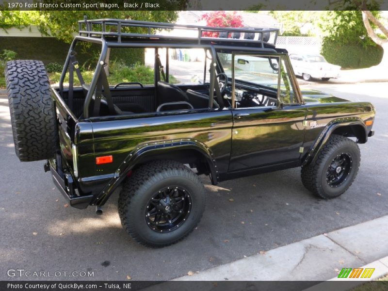 Black / Black 1970 Ford Bronco Custom Sport Wagon