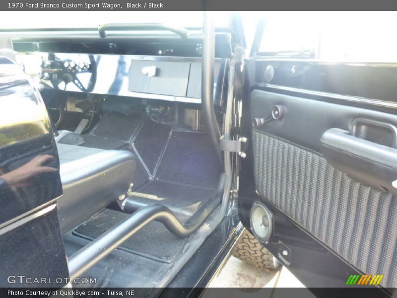 Black / Black 1970 Ford Bronco Custom Sport Wagon
