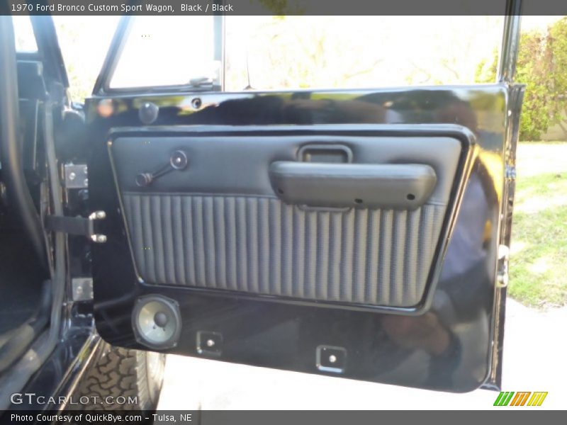 Black / Black 1970 Ford Bronco Custom Sport Wagon
