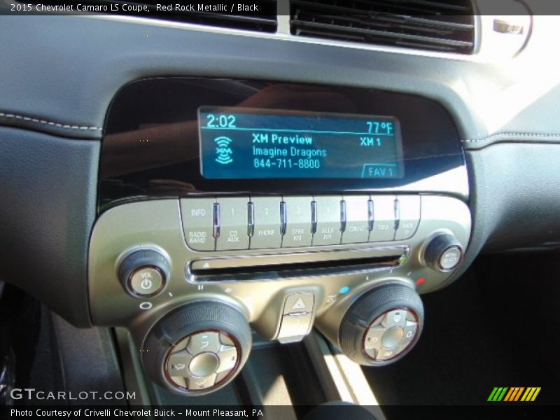 Controls of 2015 Camaro LS Coupe