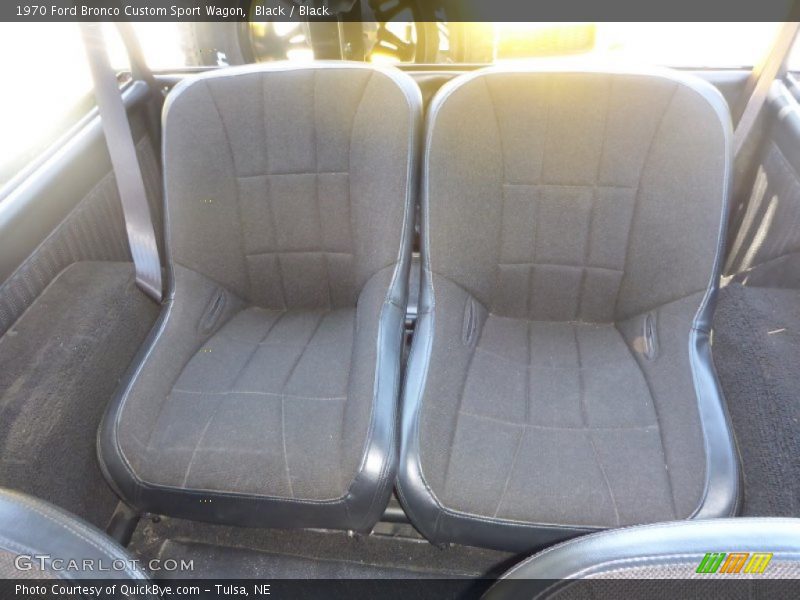 Rear Seat of 1970 Bronco Custom Sport Wagon