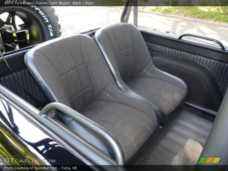 Black / Black 1970 Ford Bronco Custom Sport Wagon