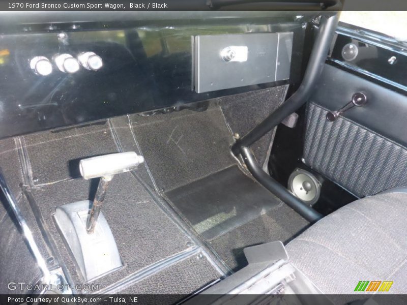 Black / Black 1970 Ford Bronco Custom Sport Wagon